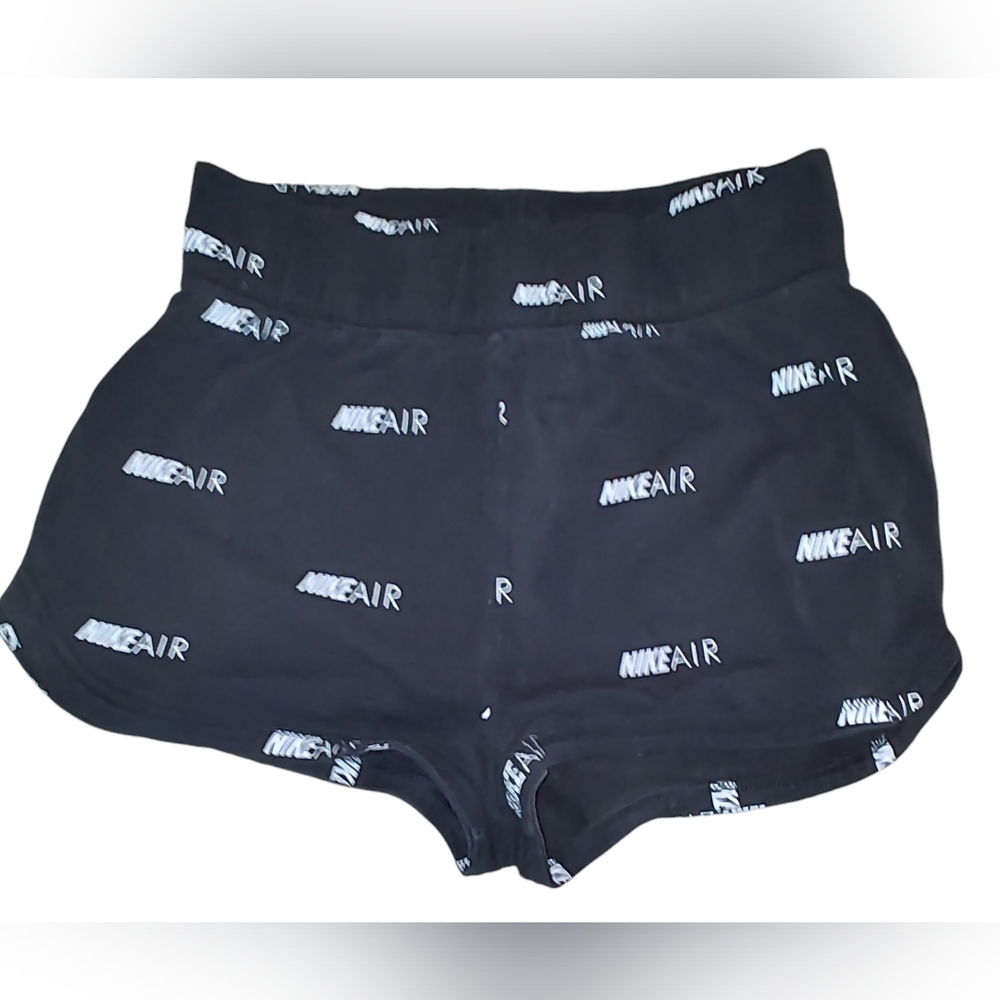 Nike Air Women's Black & White Athletic Shorts Size Medium
